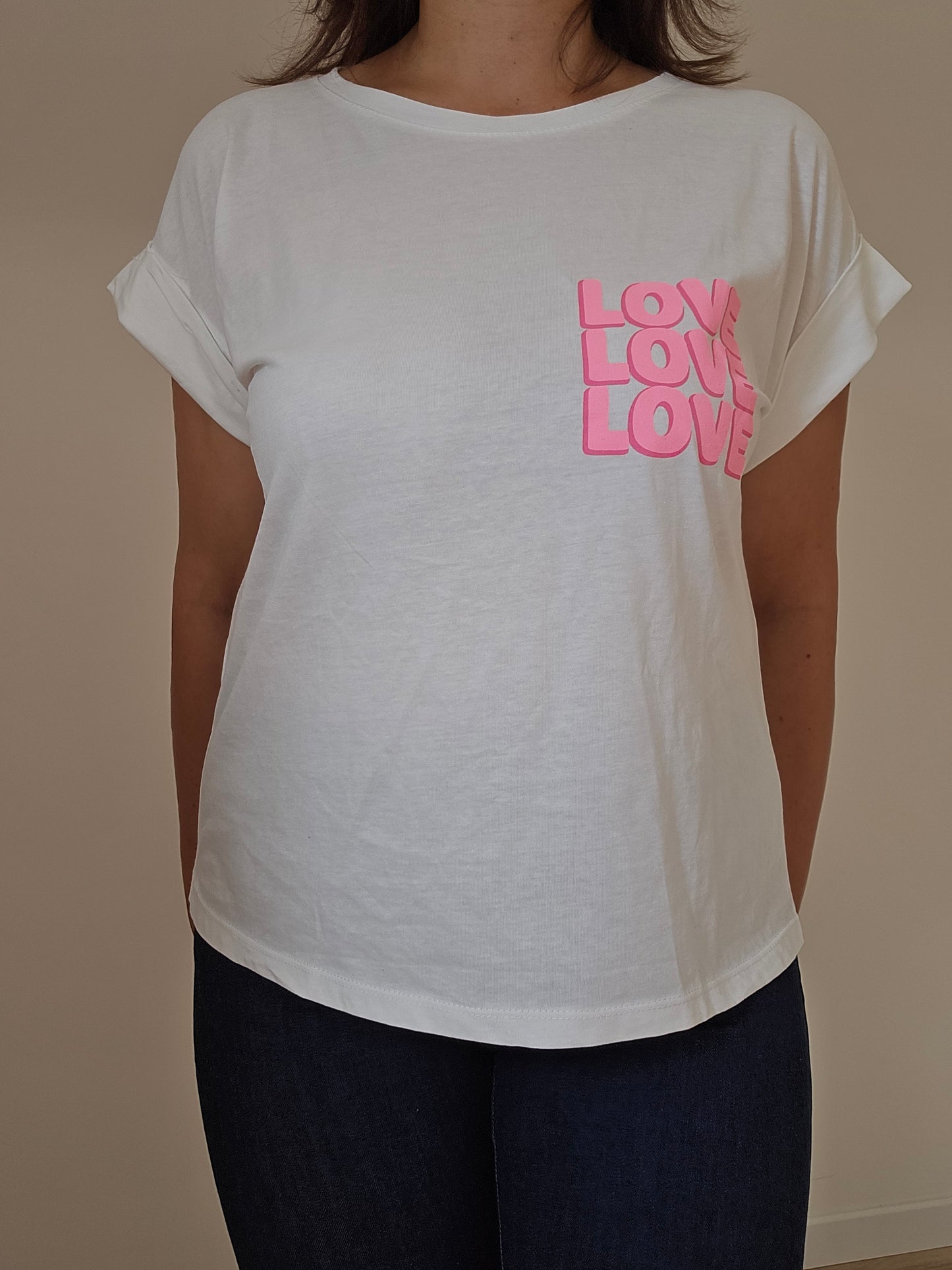 T shirt imprimé love