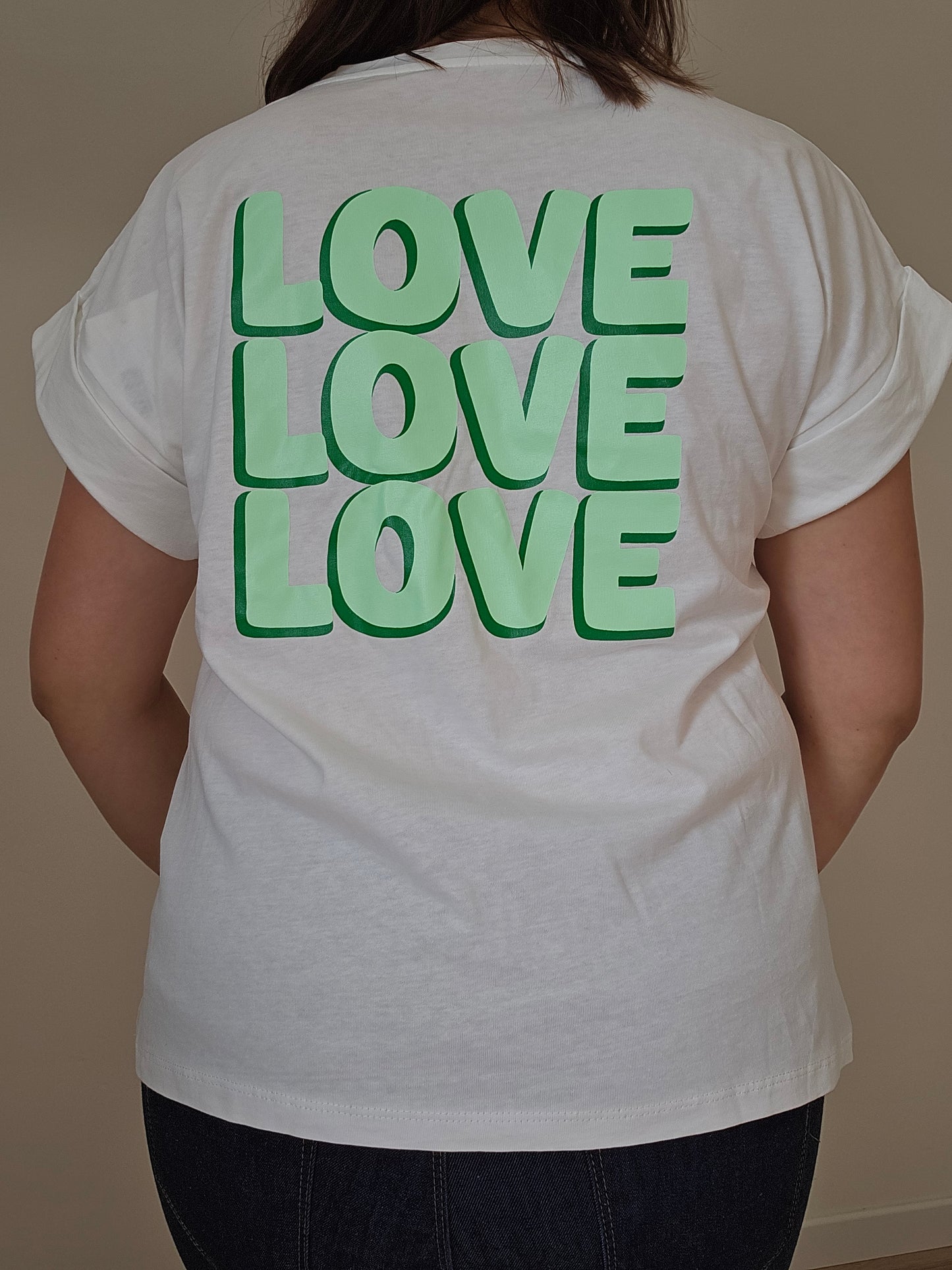 T shirt imprimé love