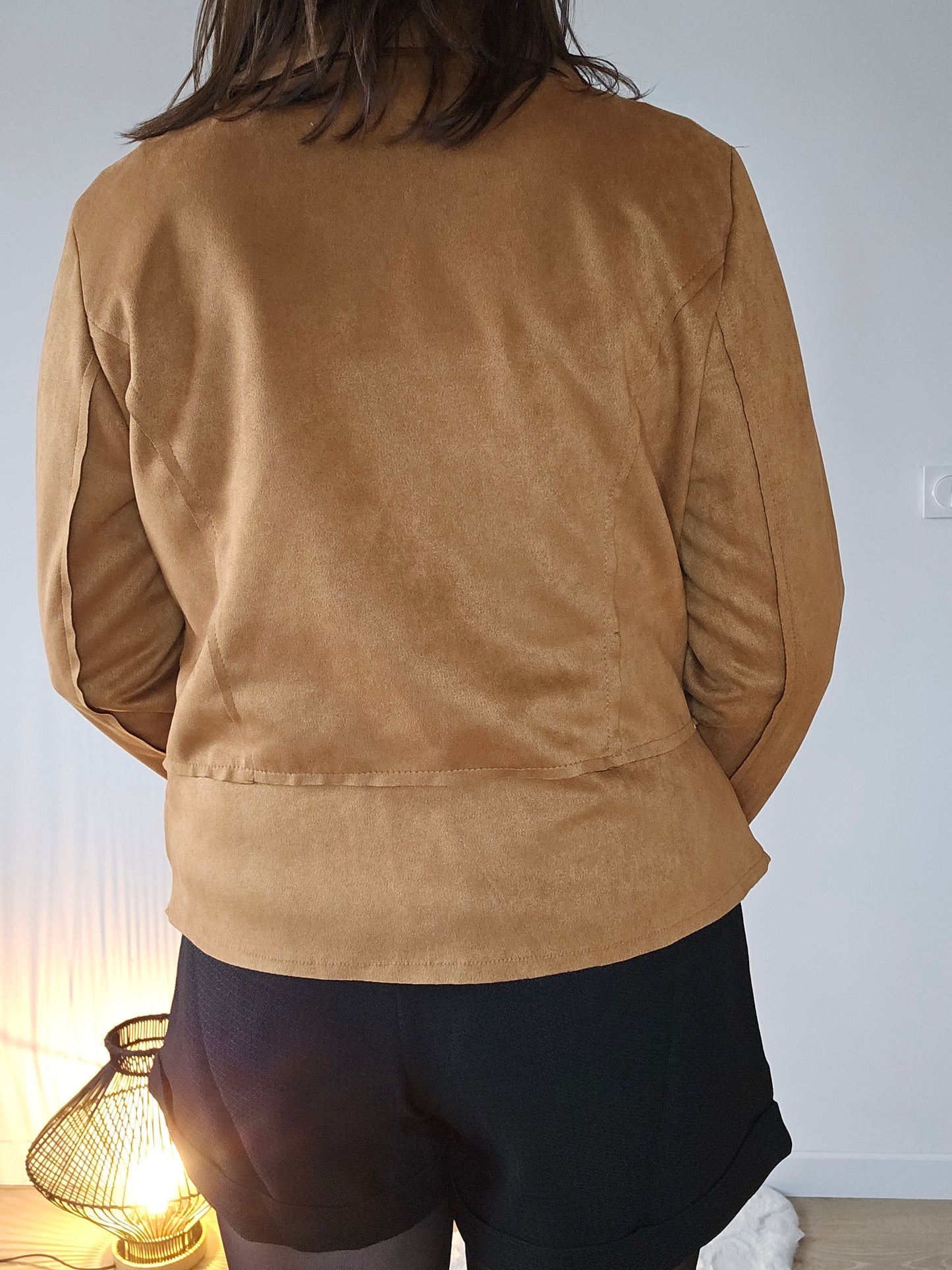 Veste perfecto Camel