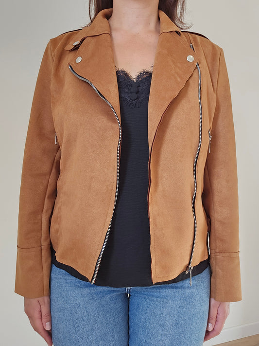 Veste perfecto Camel