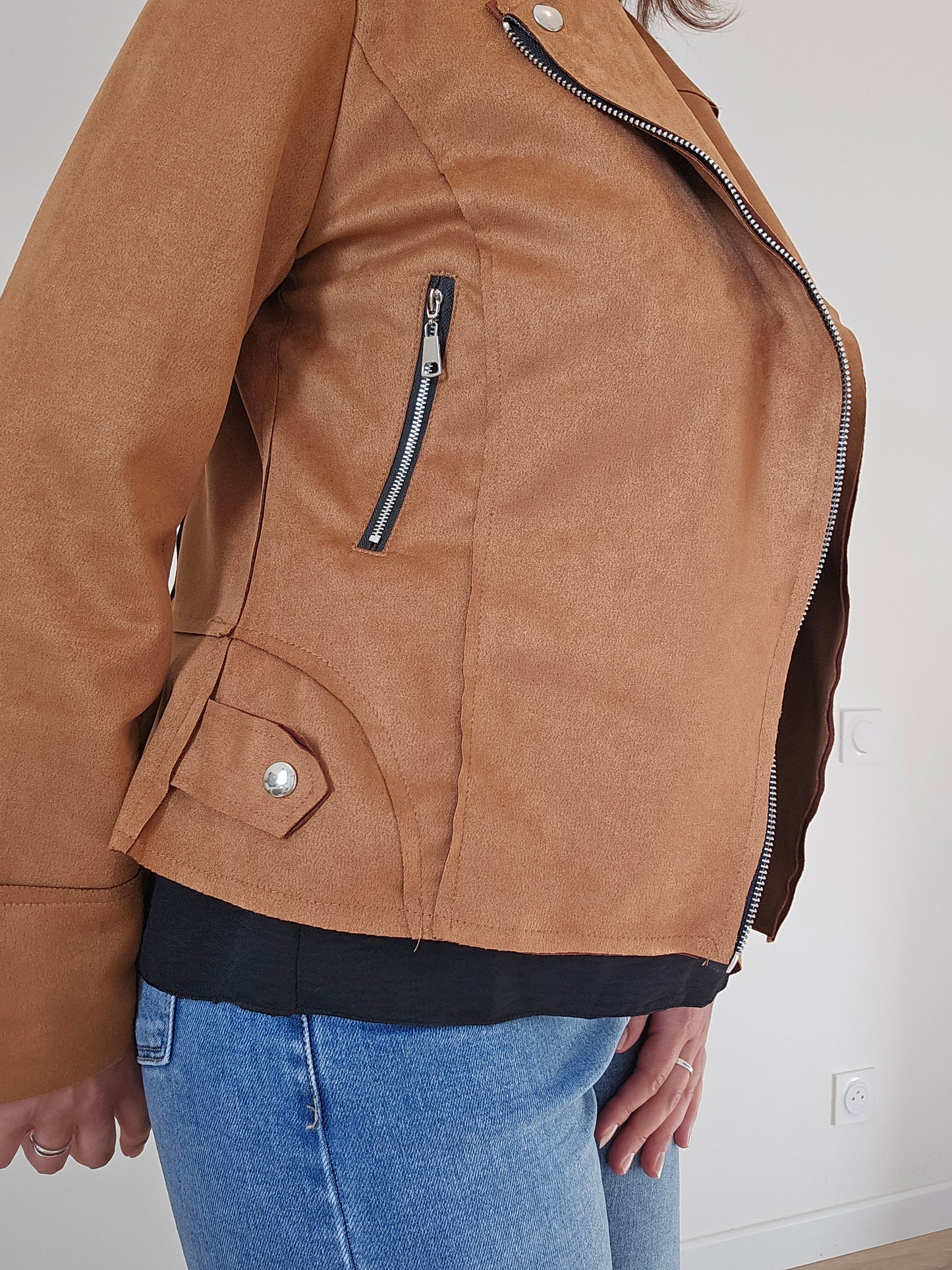 Veste perfecto Camel