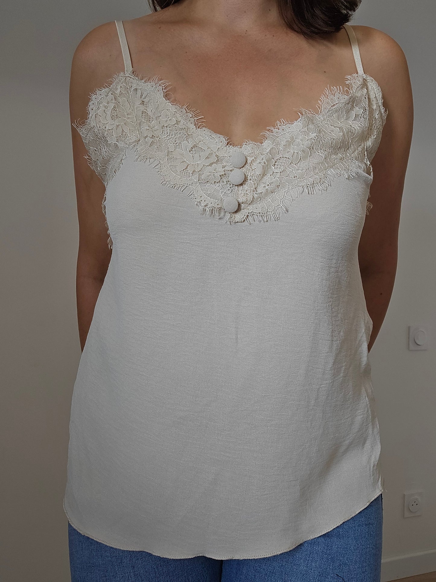 Top débardeur dentelle