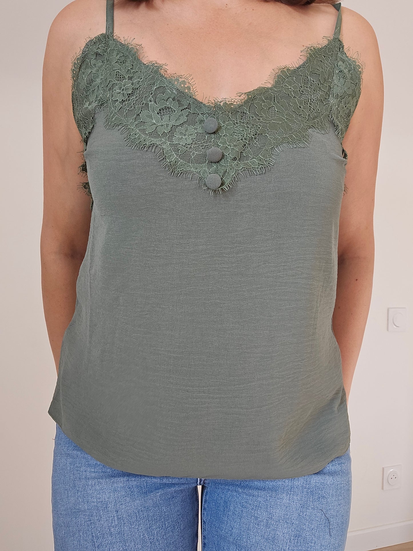 Top débardeur dentelle