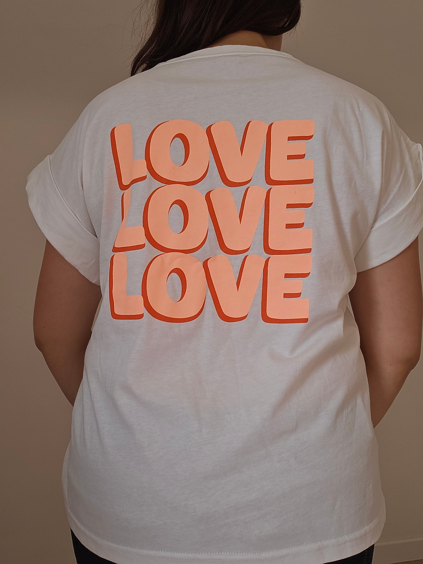 T shirt imprimé love