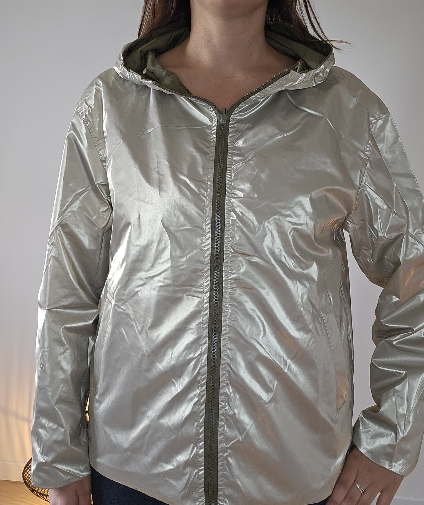 Coupe vent réversible et imperméable