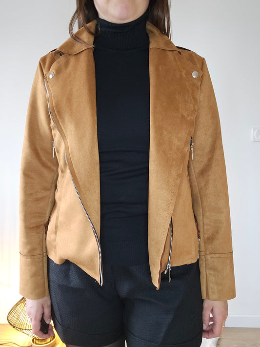 Veste perfecto Camel