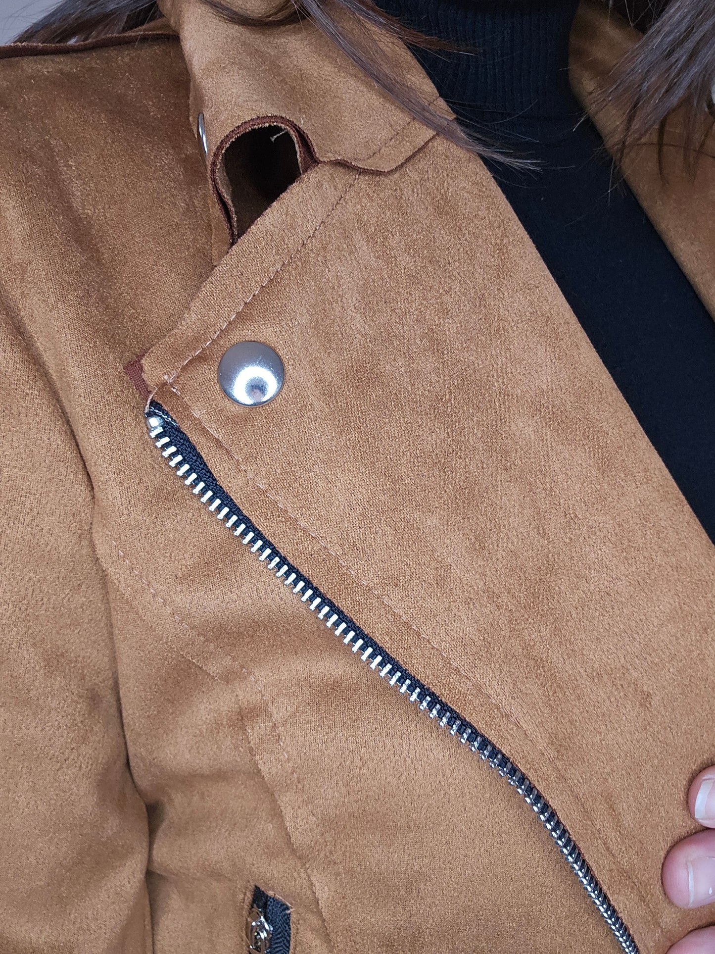 Veste perfecto Camel