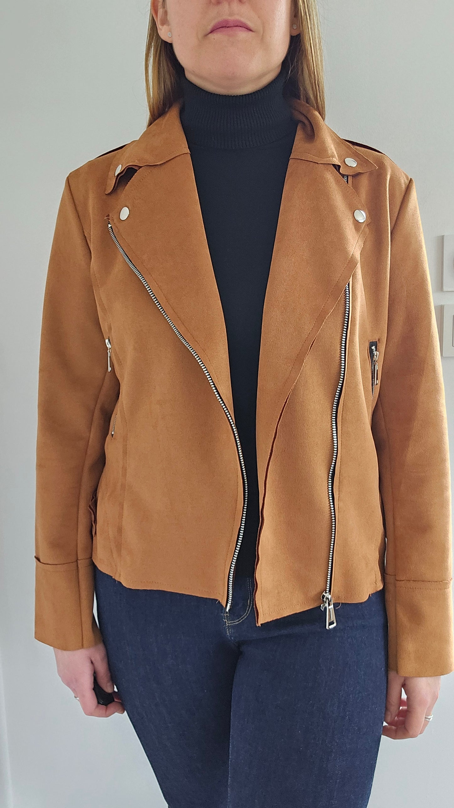 Veste perfecto Camel