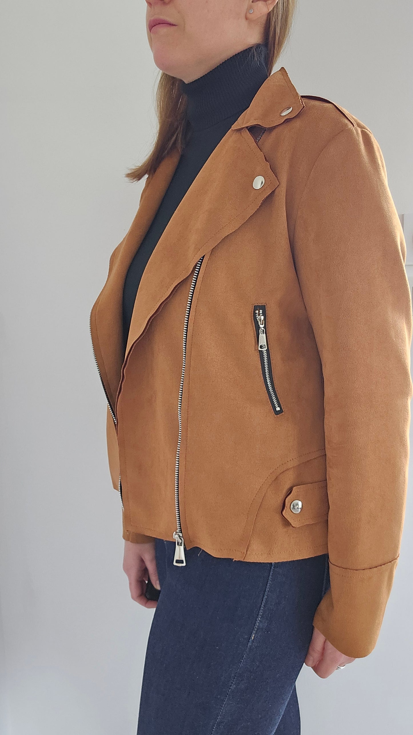 Veste perfecto Camel