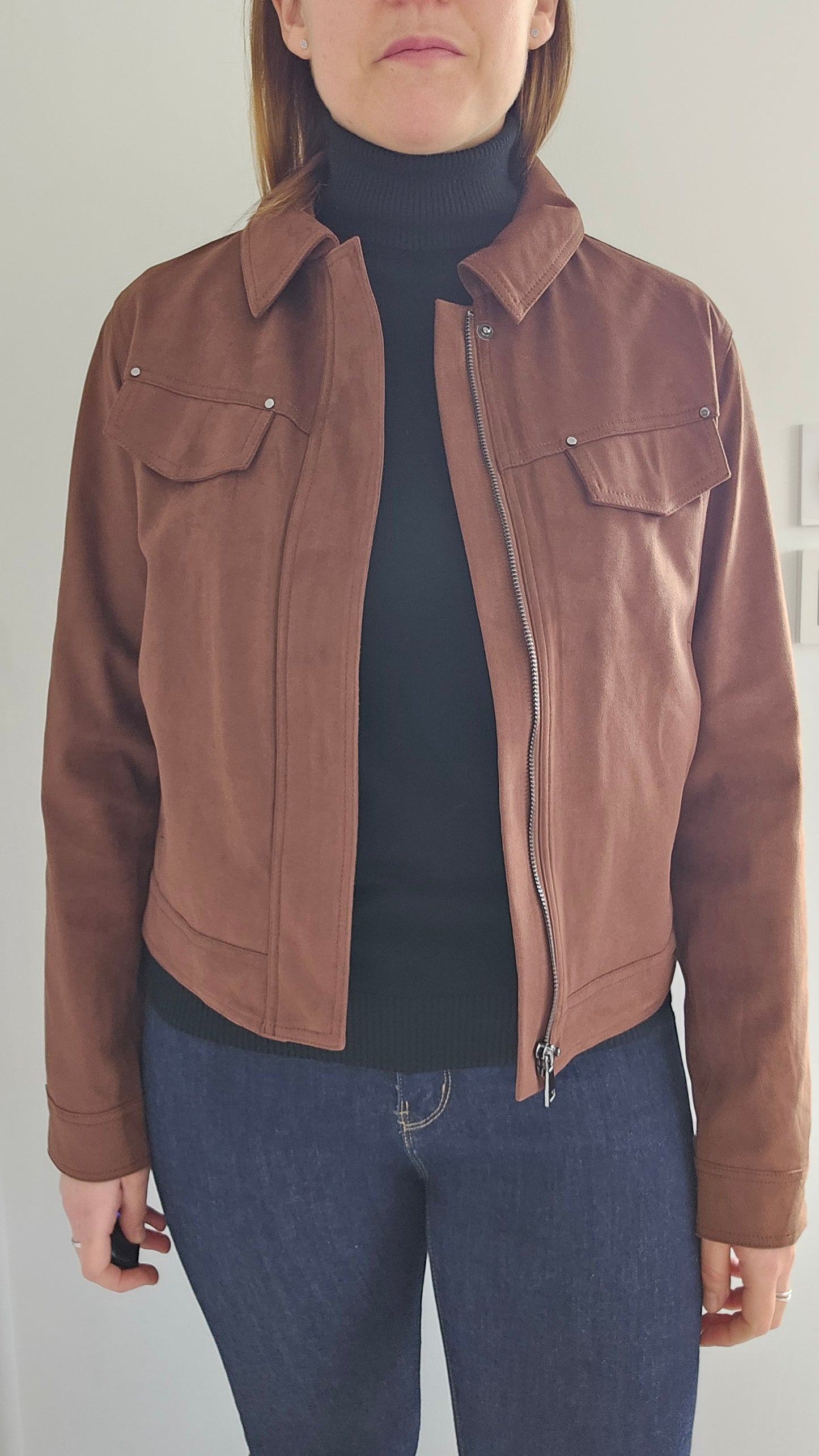 Veste suédine