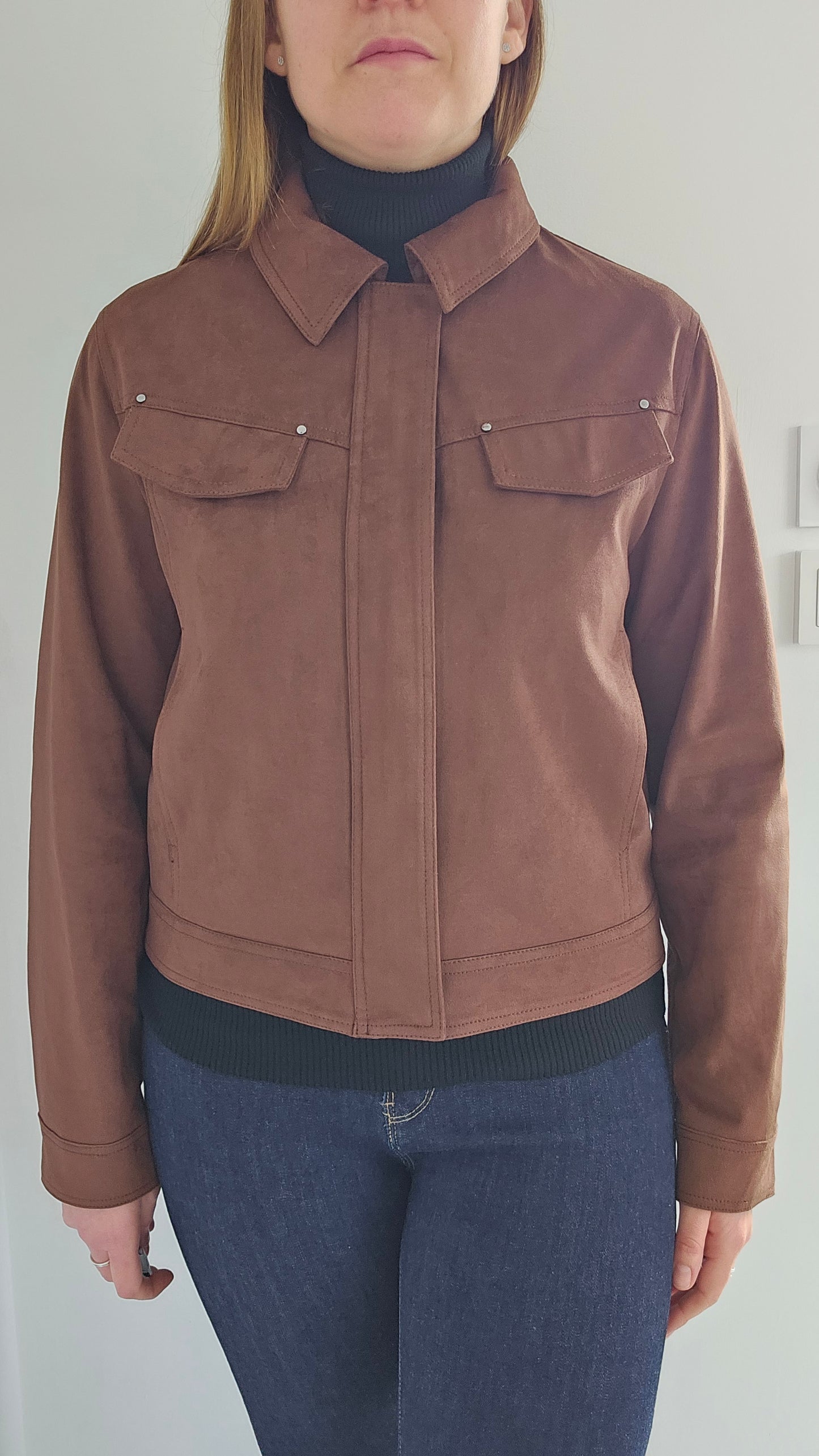 Veste suédine