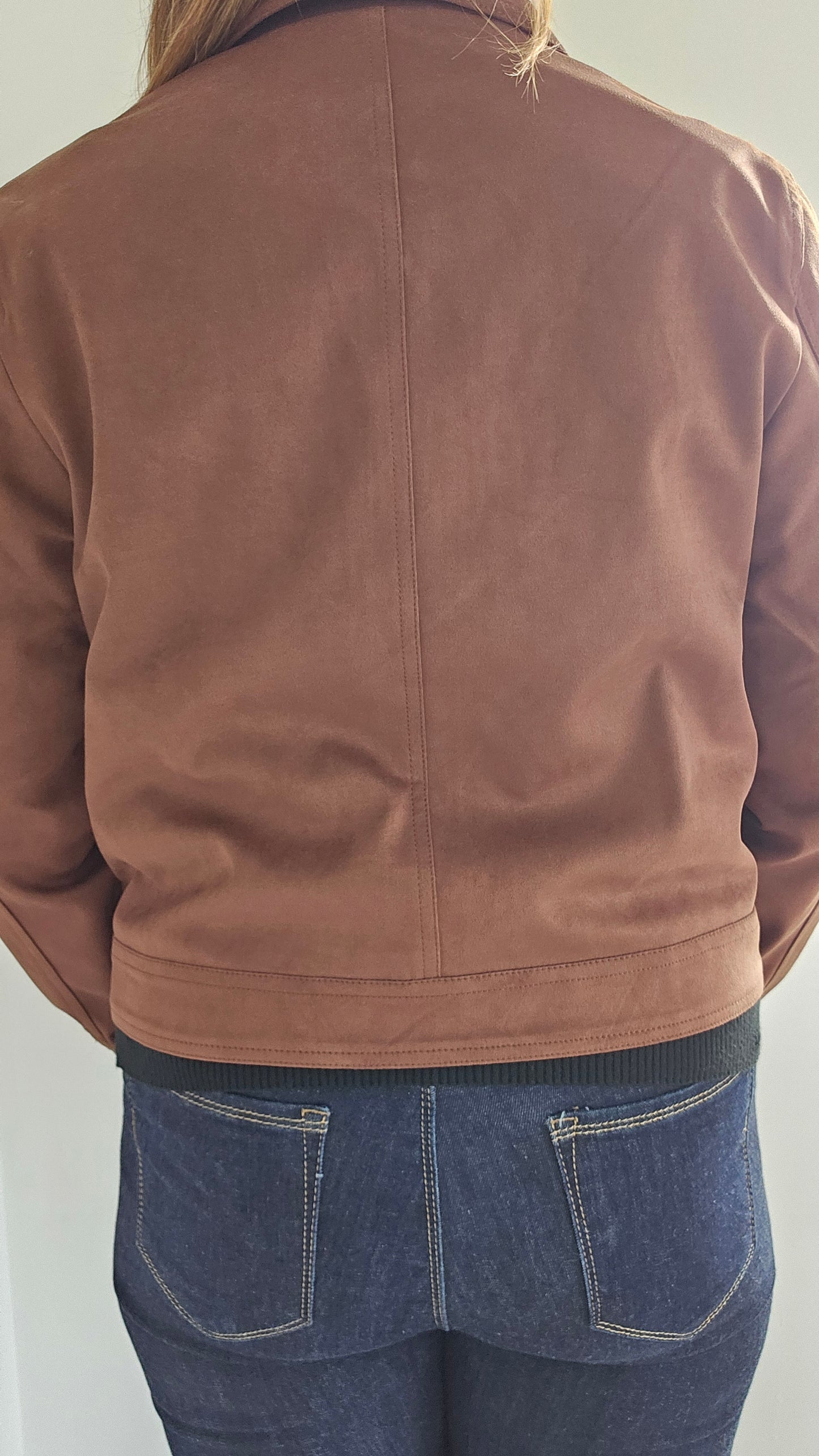 Veste suédine