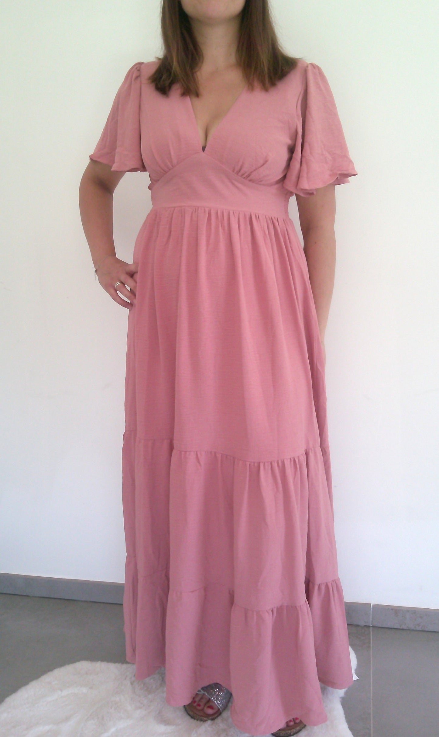 Robe vieux rose