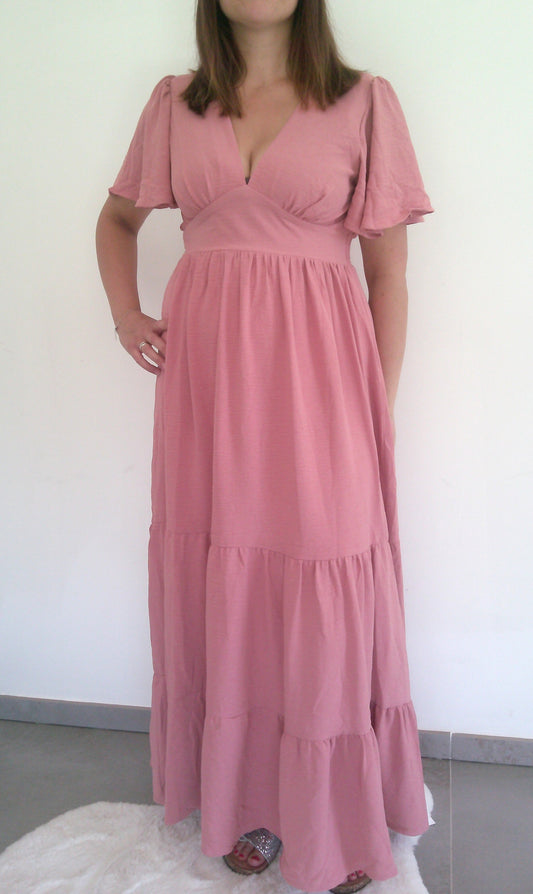 Robe vieux rose