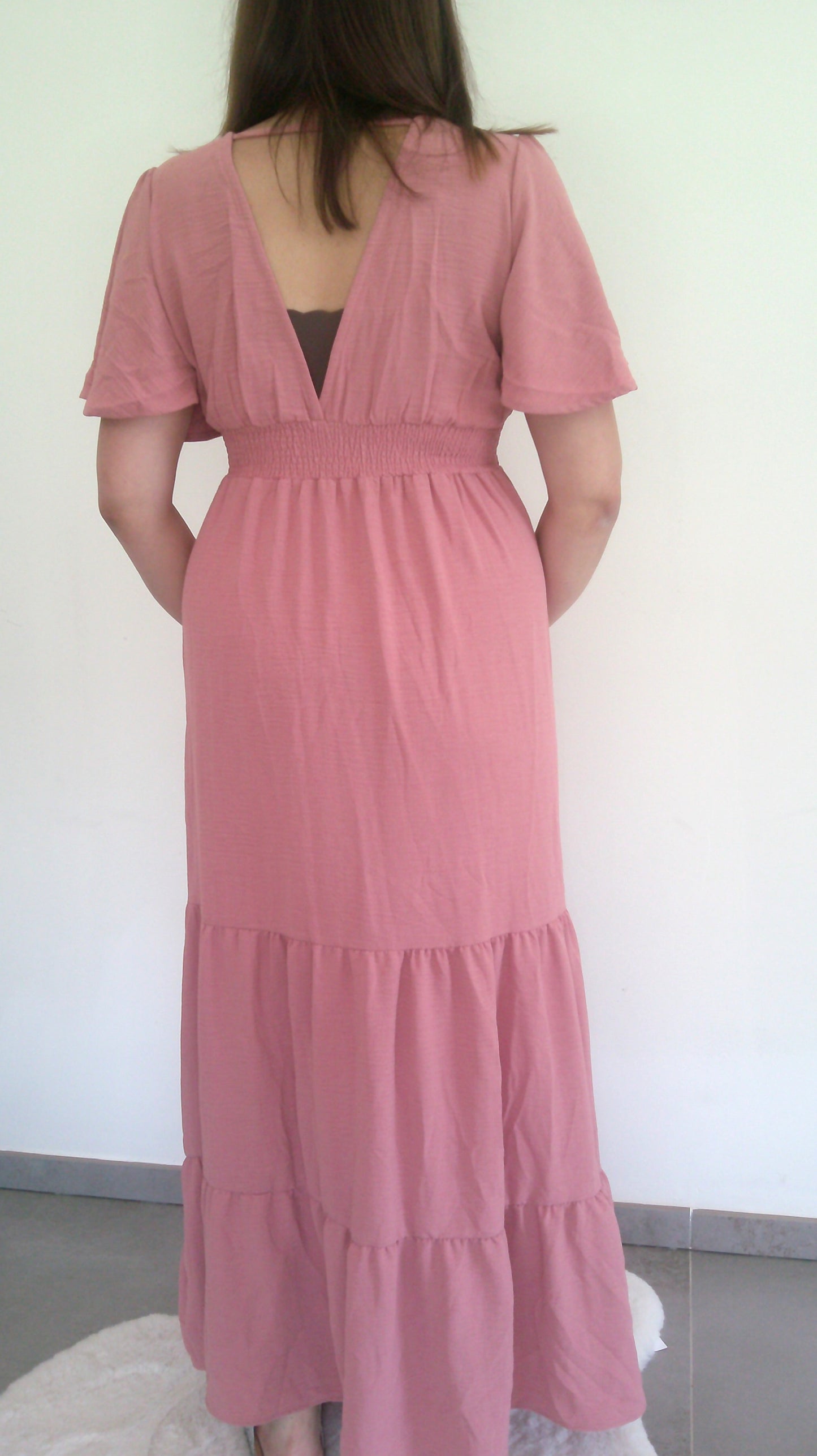Robe vieux rose