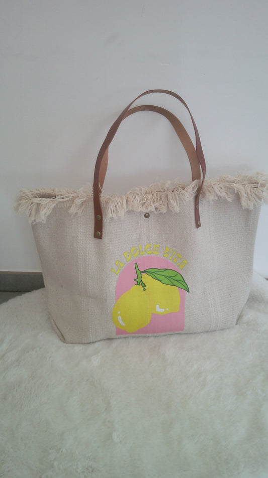 Sac coton LA DOLCE VITA